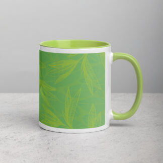 A Spot Of Tea Leaves Mug (11 oz.) – Green