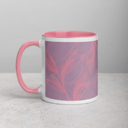 A Spot Of Tea Leaves Mug (11 oz.) - Pink - Image 6