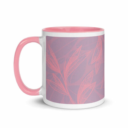 A Spot Of Tea Leaves Mug (11 oz.) - Pink - Image 3