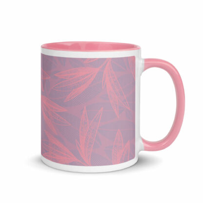 A Spot Of Tea Leaves Mug (11 oz.) - Pink - Image 4