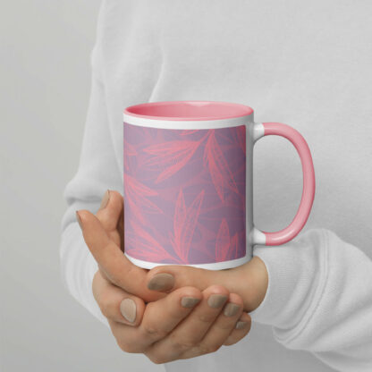 A Spot Of Tea Leaves Mug (11 oz.) - Pink - Image 2